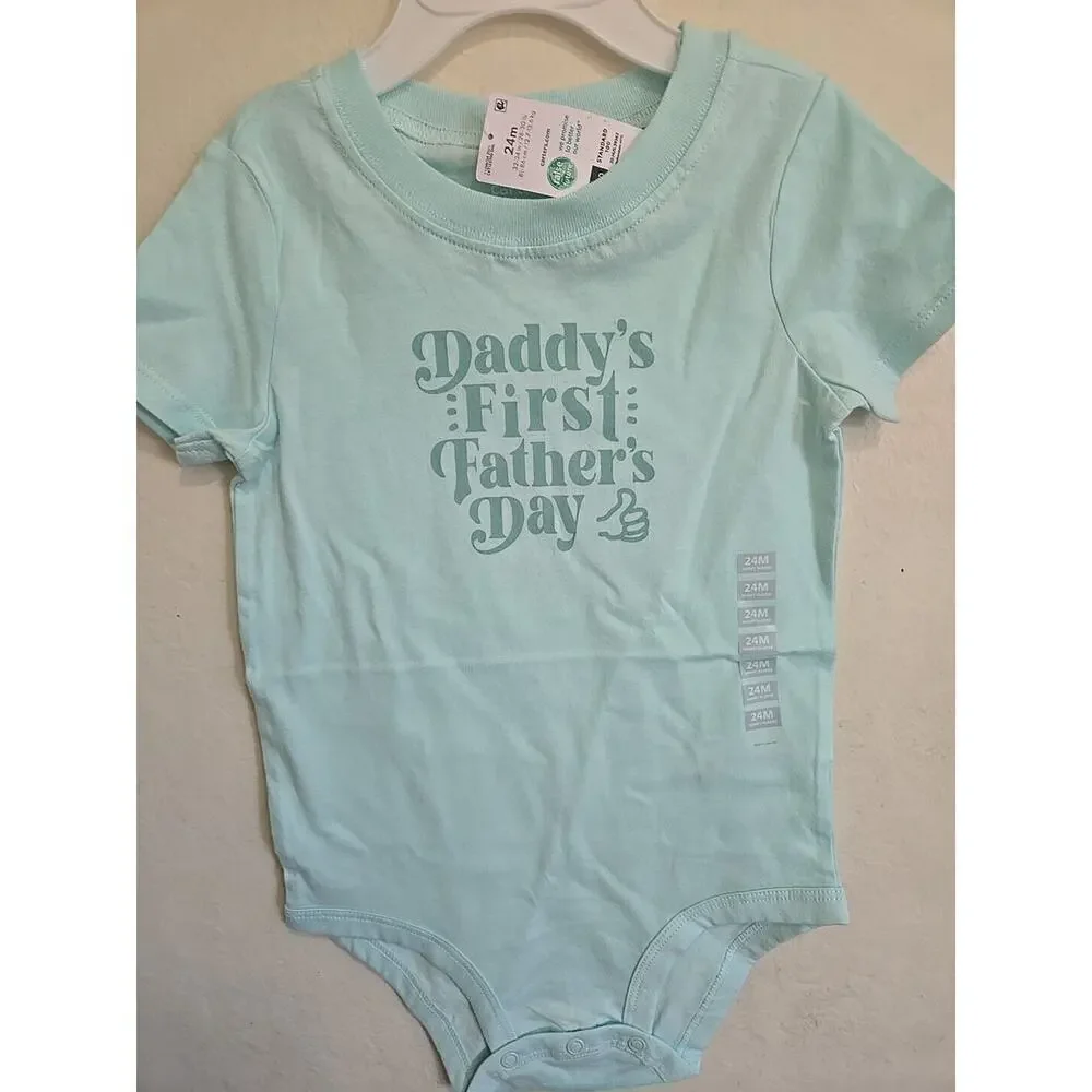 Baby First Father's Day Cotton Bodysuit From Carter's 24 Months